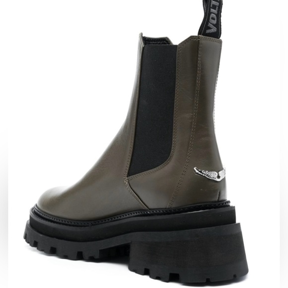 ZADIG & VOLTAIRE 65mm Leather Ankle Boots Sz 38 (7 US) - Picture 2 of 9